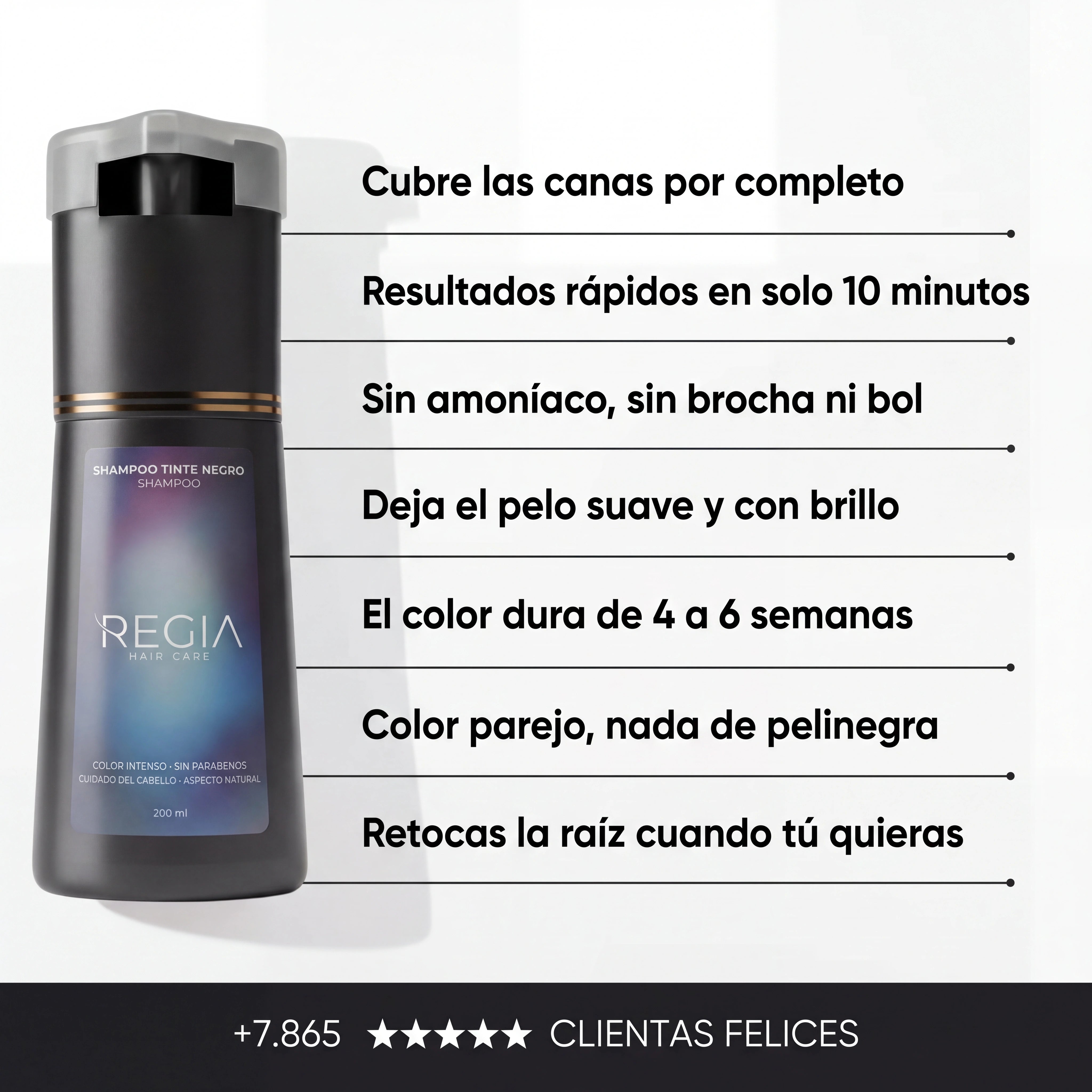 Shampoo Regia™ - Tinte instantaneo