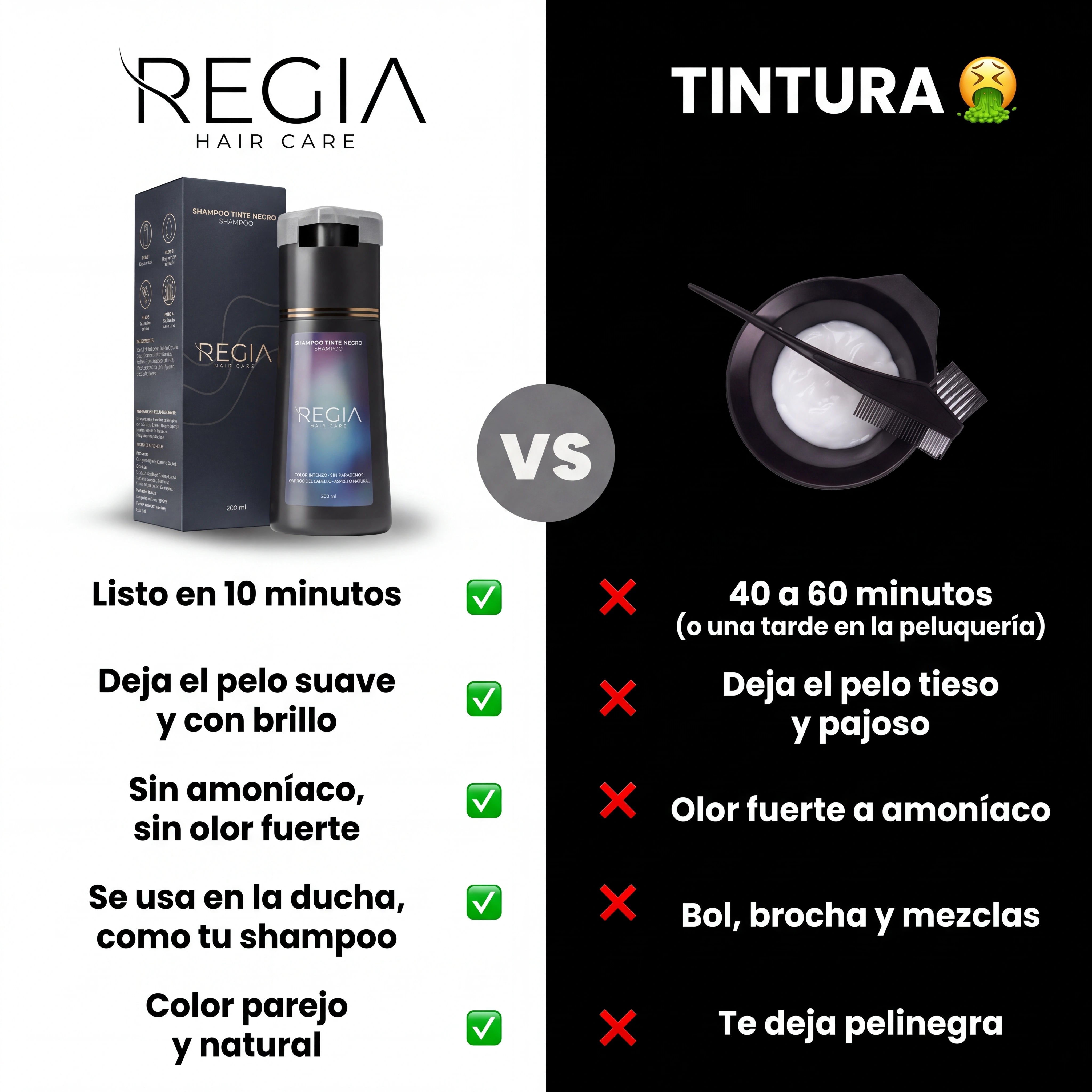 Shampoo Regia™ - Tinte instantaneo