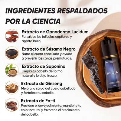 Shampoo Regia™ - Tinte instantaneo