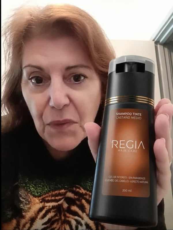 Shampoo REGIA Castaño medio